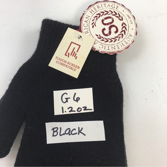 SO Black gloves touch screen compatible NWT - Picture 6 of 9
